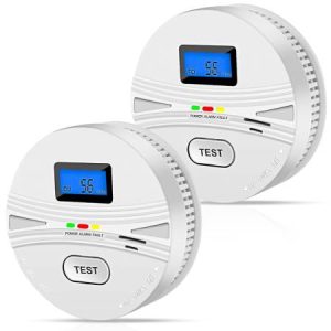 3 Pack Combination Smoke Carbon Monoxide Alarm Detector Battery Operated