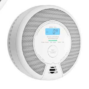 1Pack Upgraded Interlinked Smoke Carbon Monoxide Detector