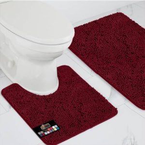 Bathroom Rugs 30x20, Extra Soft Absorbent Chenille Bath Rugs